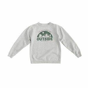 Keep Nature Wild Be Outside Crewneck Sweatshirt Large Outdoor Graphic Pullover